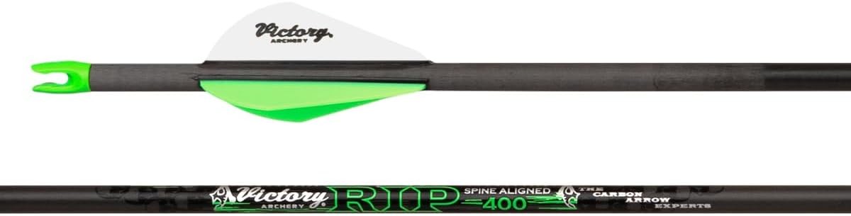 Victory Archery RIP .204" 350 Arrow Fletched 6Pk Gamer .003 GPI: 8.2