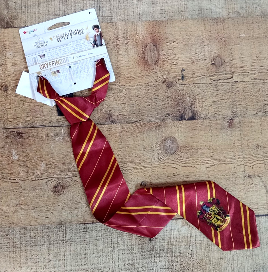 Gryffindor Breakaway Tie Harry Potter Fancy Dress Up Halloween Costume Accessory