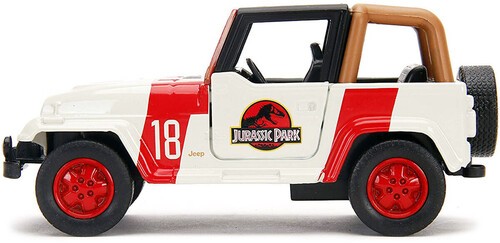 Jada Toys - 1:32 Jurassic World - '92 Jeep Wrangler (Vehicle Only) [Used Very Go