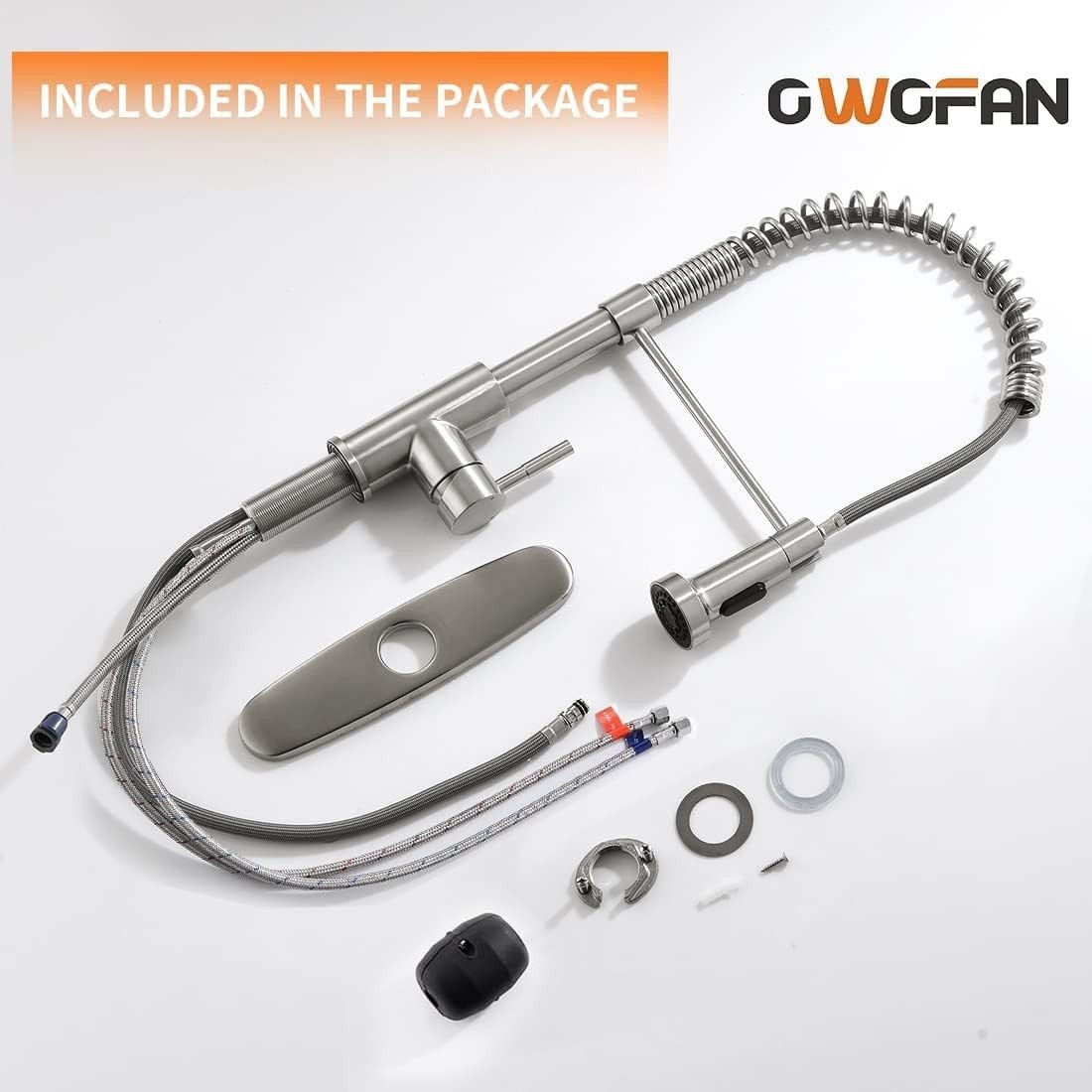 Kitchen Faucet Low Lead Commercial Solid Brass Single Handle Single Lever Pul...