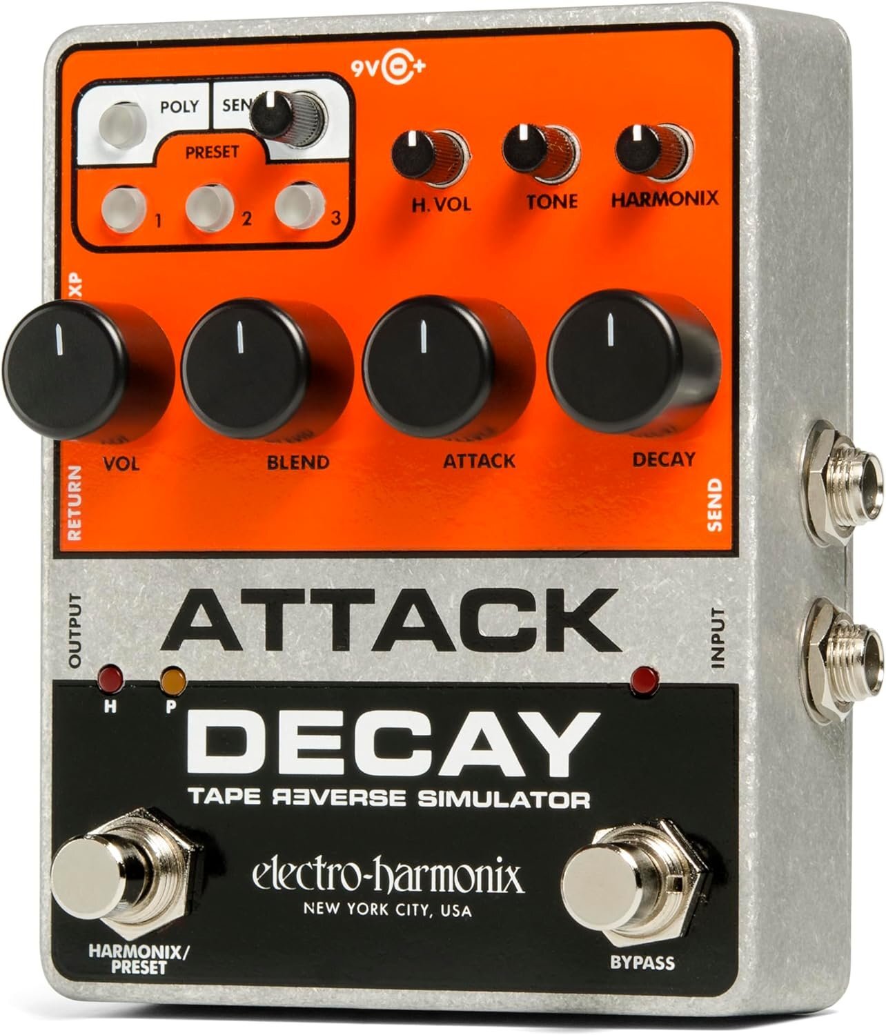 Electro-Harmonix Attack Decay Tape Reverse Simulator Pedal