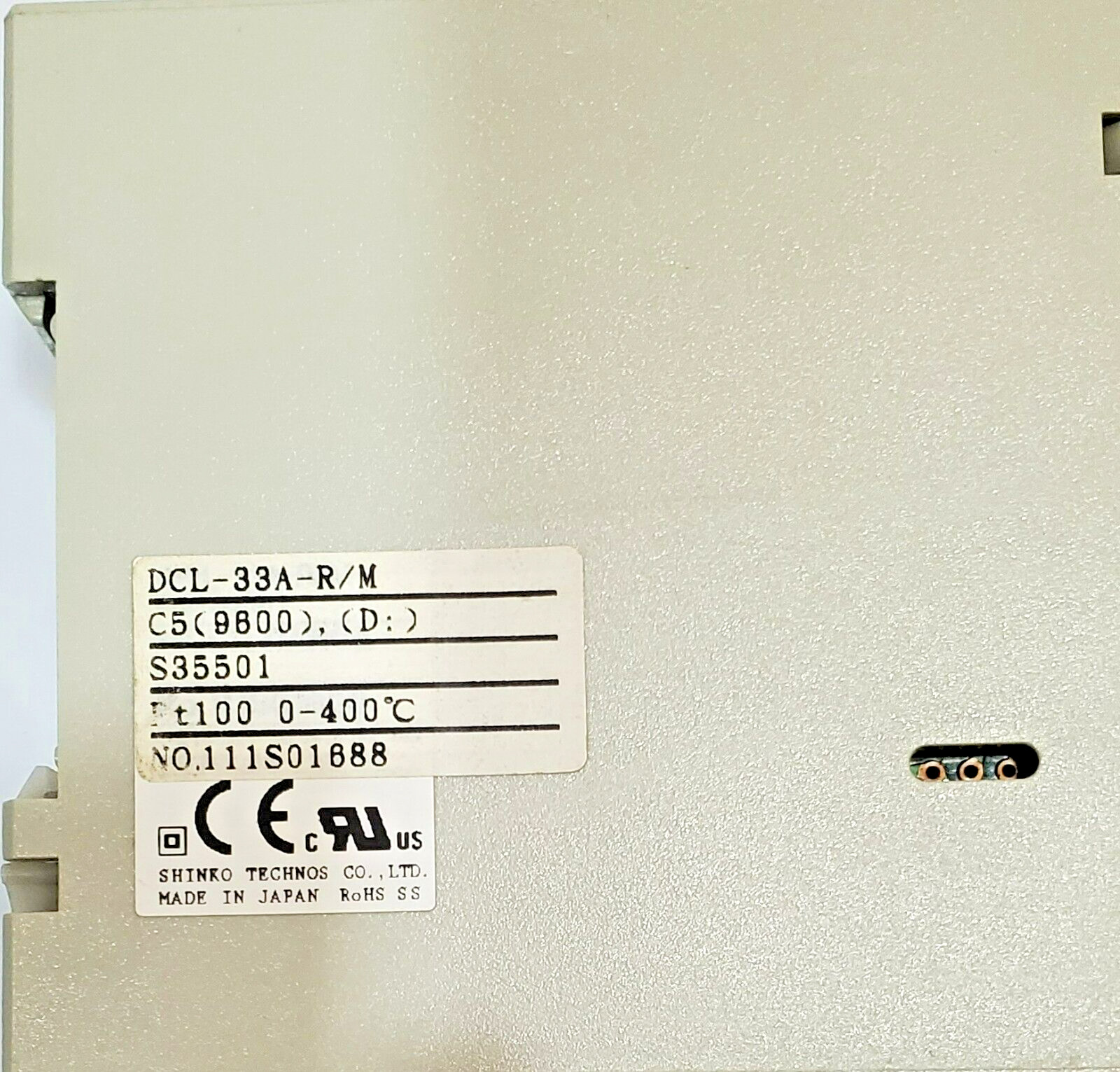 SHINHO DCL-33A-R/M Temperature Controller Multi Range