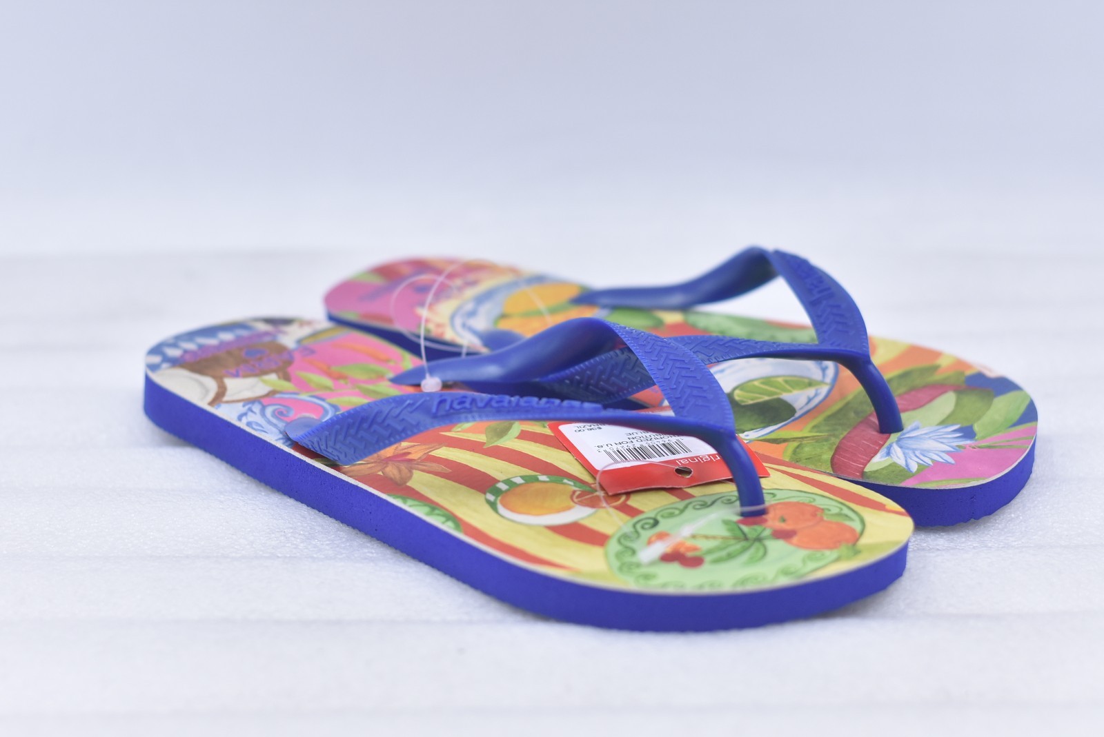 Womens Havaianas Slim Flip-Flop Sandals - Marine Blue Size 9/10 (EU 41-42)