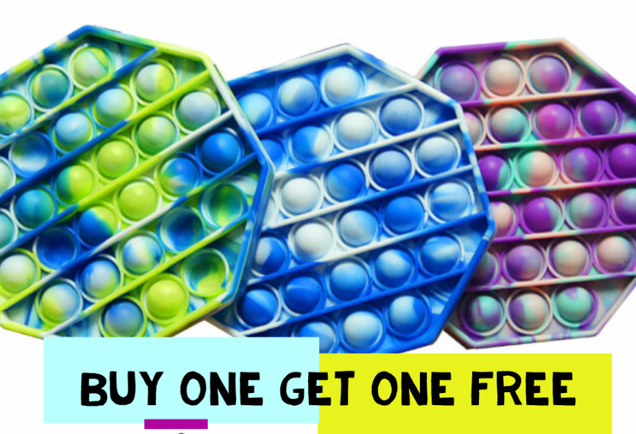 Push Pop Bubble Sensory Fidget Toy Pop & Push It 👩🏾‍🤝‍👩🏼Support Autism