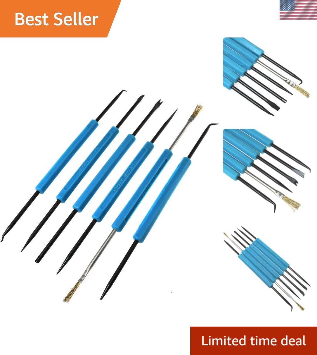 Versatile 6PCS Soldering Tools Set - Essential Aids for Electronic Repairs