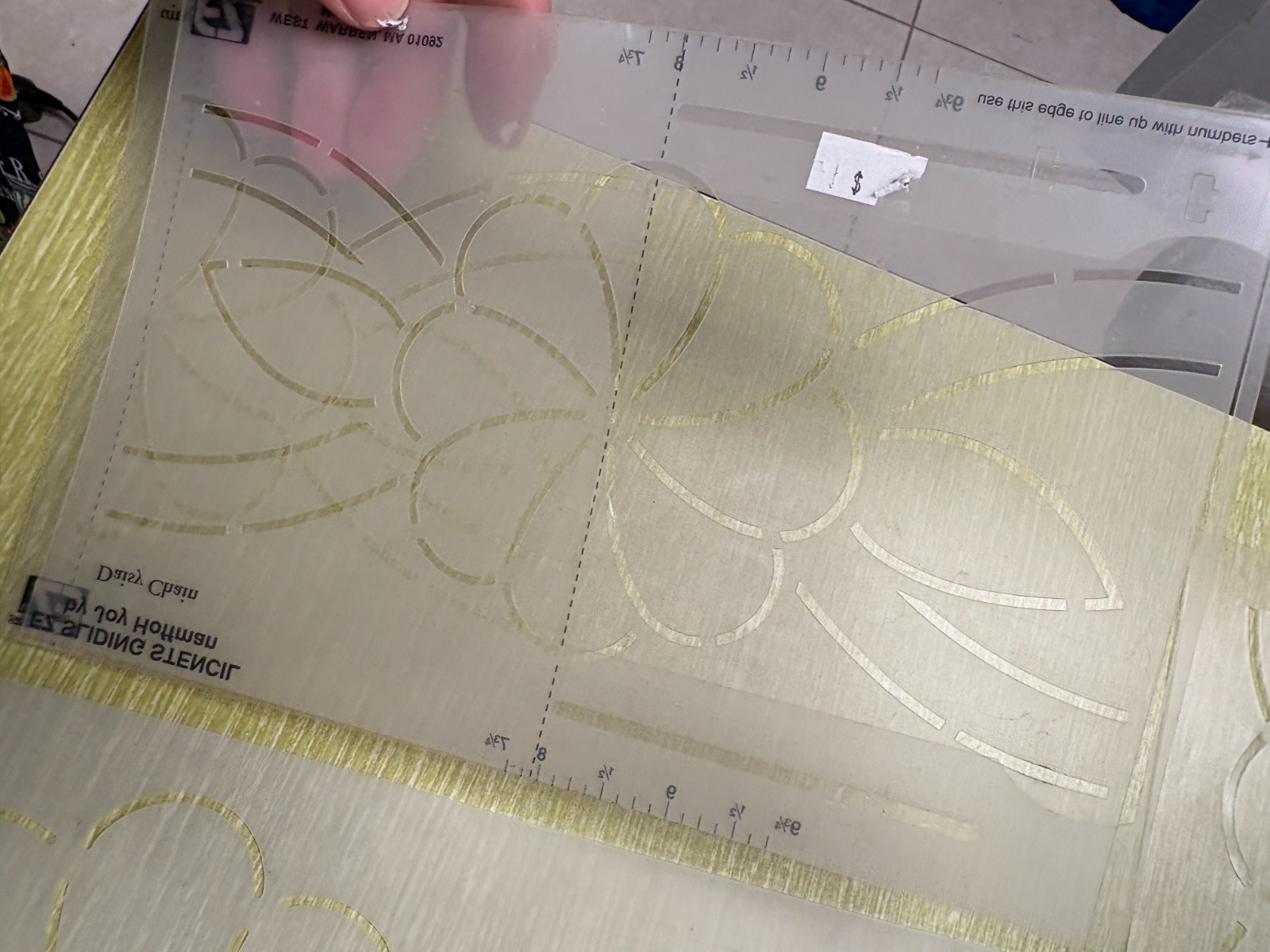 7 Quilting Templates Stencils, for marking quilts before quilting" Borders/Block