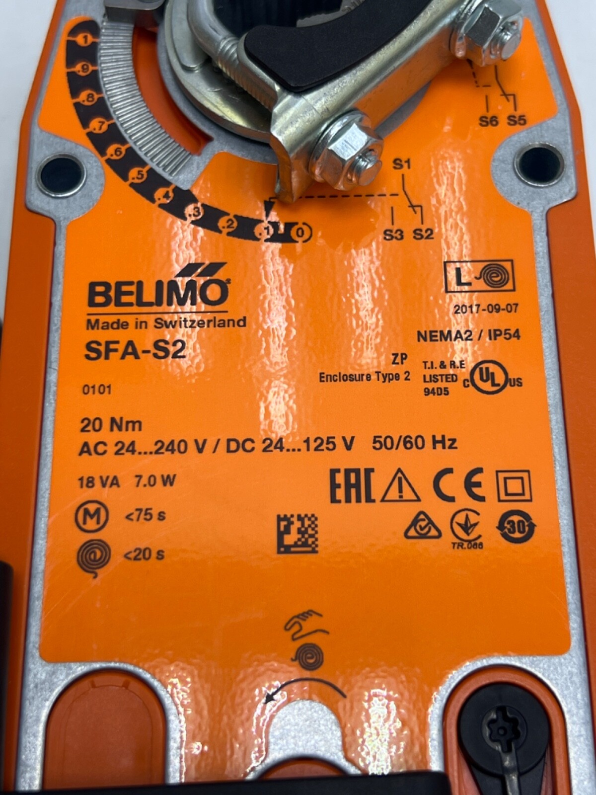 BLIMO SFA-S2 FAIL SAFE ACTUATOR