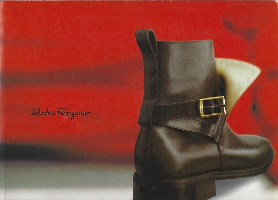 Salvatore Ferragamo Winter 2002 Mens Shoe & Fashion Catalog Very RARE NEW