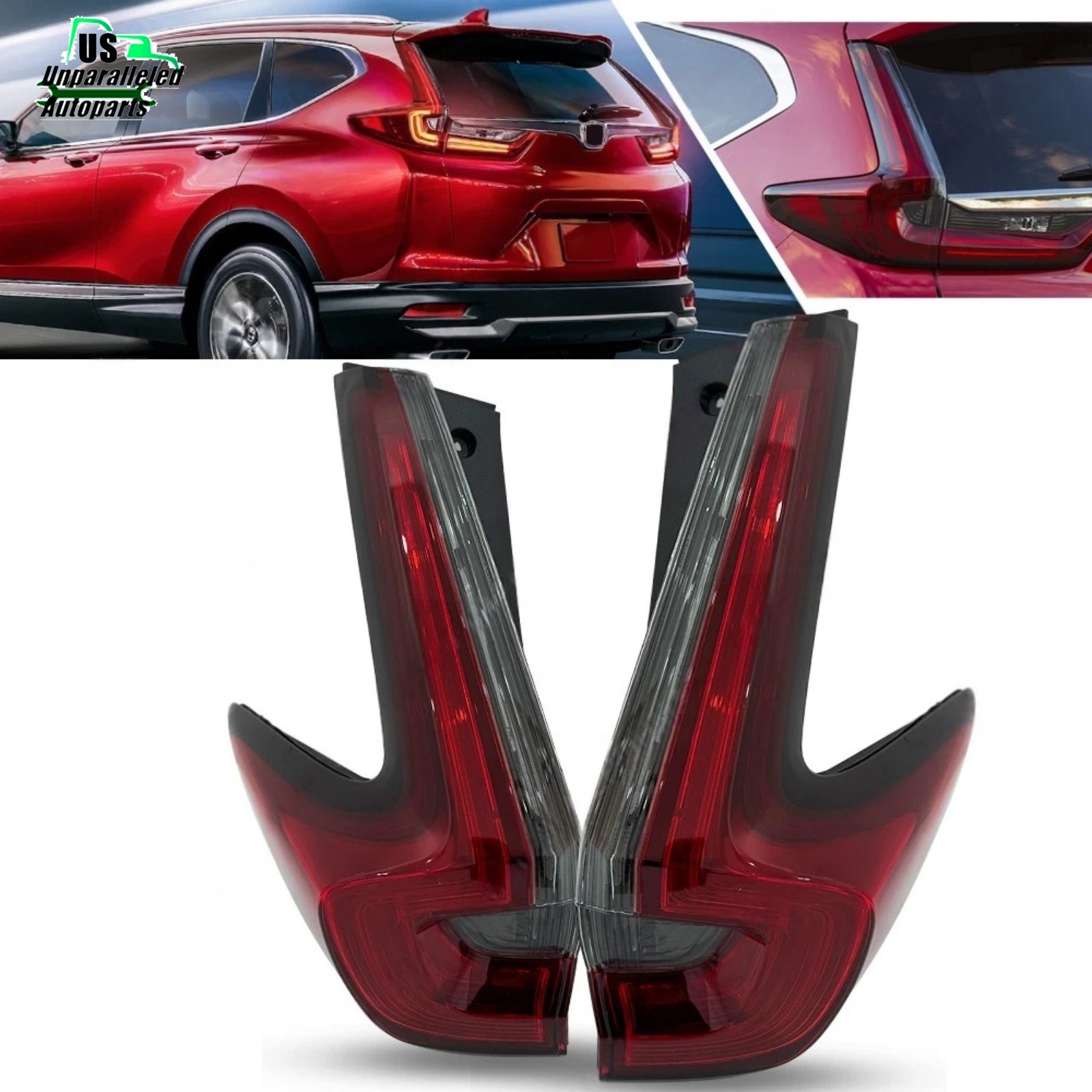RH+LH Tail lights Fit For 2020-2022 Honda CR-V CRV LED Outer Rear Lamps Assembly