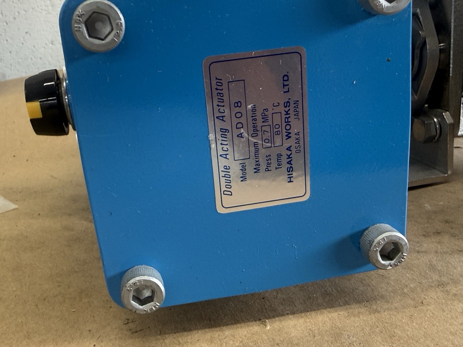 Hisaka Works AD07N Double Acting Actuator