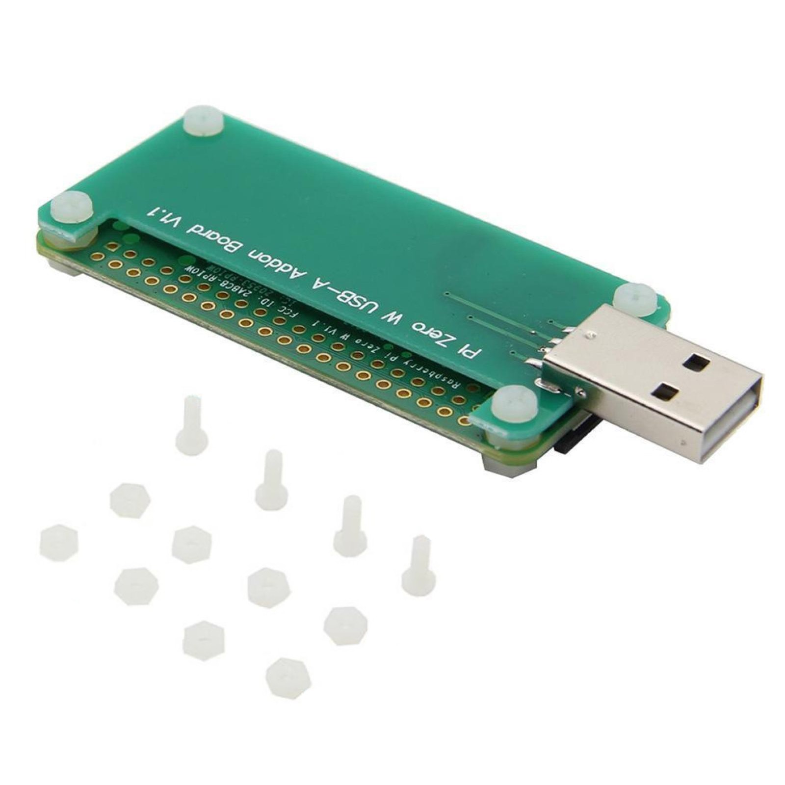USB Type-A Add-on Board Connector Transmitter for Raspberry Pi Zero/ 0 Wireless