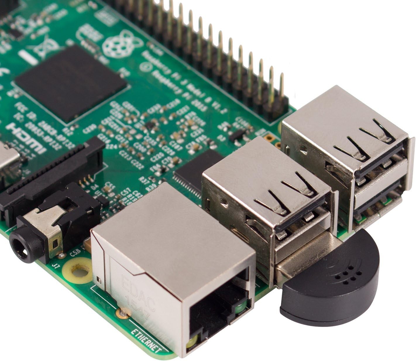 SunFounder USB 2.0 Mini Microphone for Raspberry Pi 4 Model B, Module 3B+, 3B 2