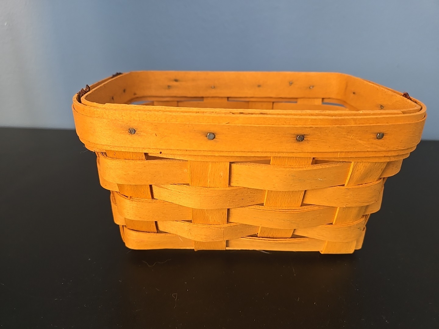 Longaberger 2001 Tea Foremost Basket Handwoven Ohio USA