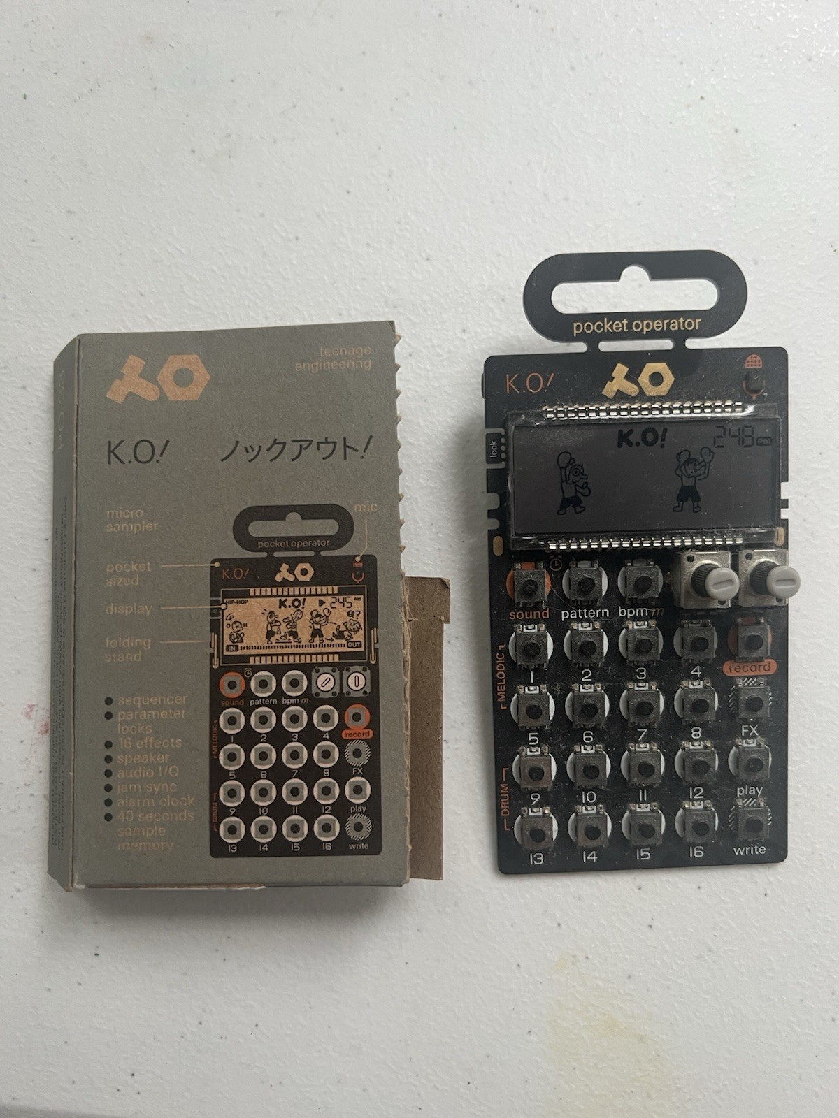 Teenage Engineering PO-33 KO Pocket Operator Micro Sampler