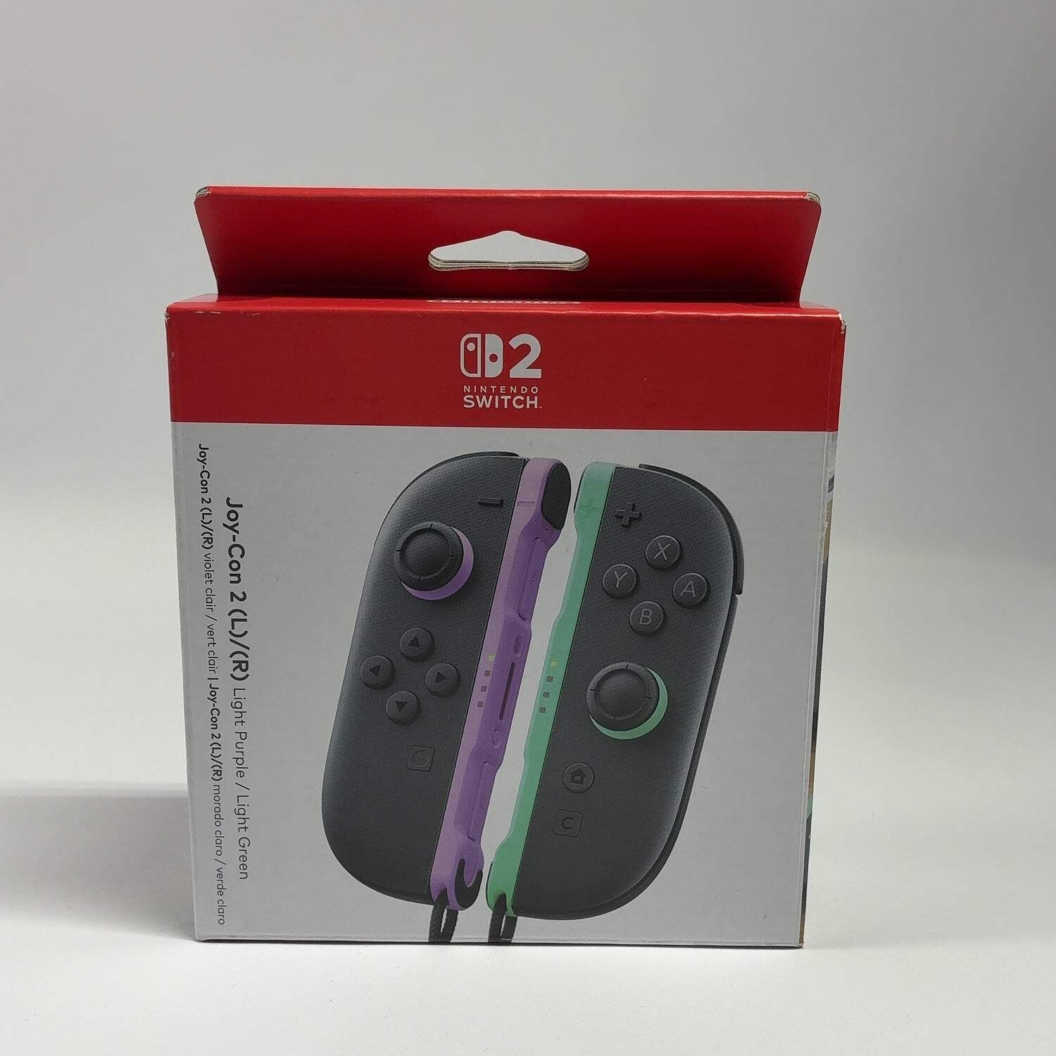 New Nintendo Switch Joy-Cons 2 Pair Controller 127067 Light Purple/Light Green