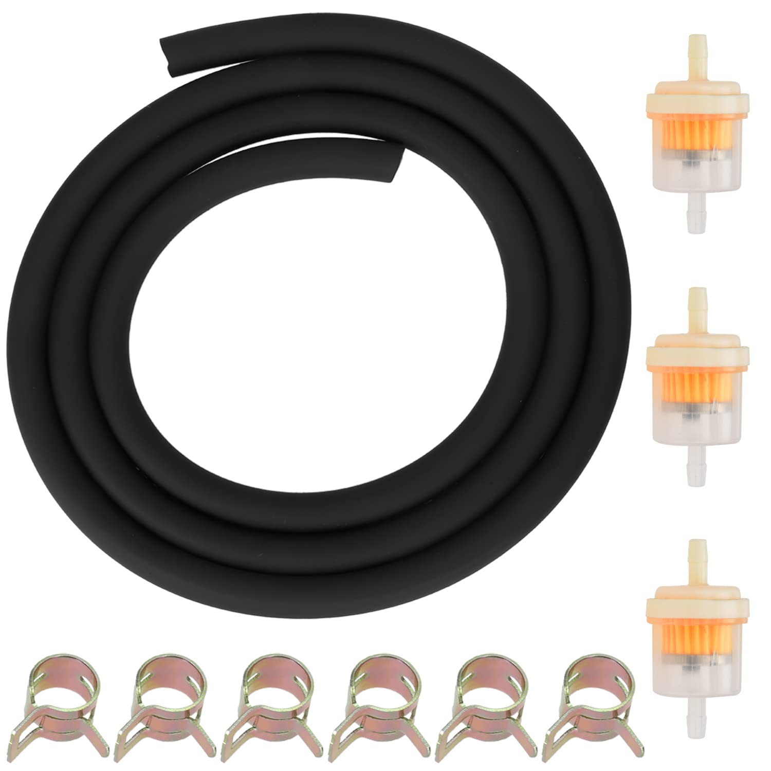Dirt Bike Gas Line with Filter Compatible with GY6 50cc 90cc 110cc 150cc 139QMB