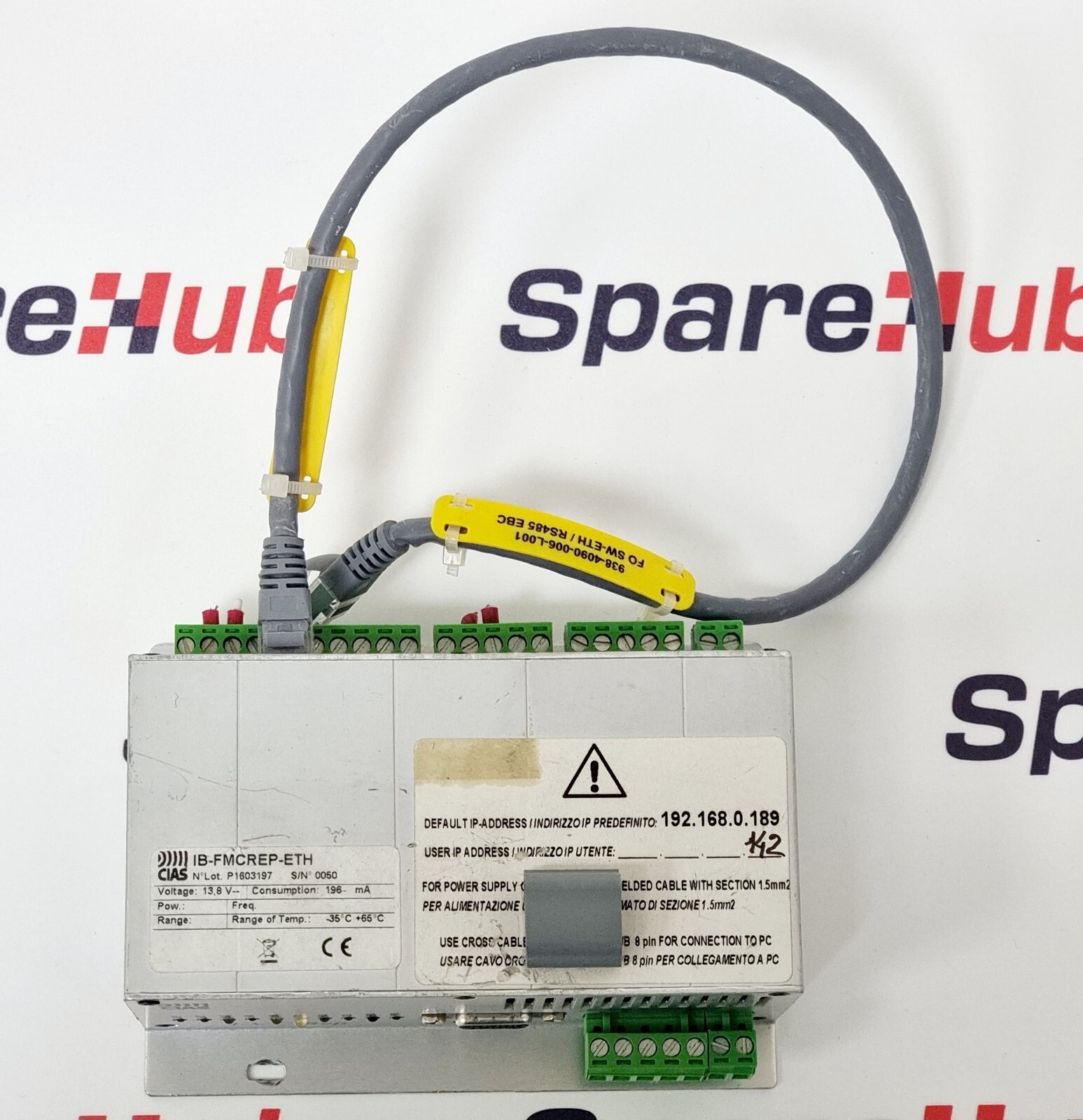 CIAS IB-FMCREP-ETH Data Repeater Module