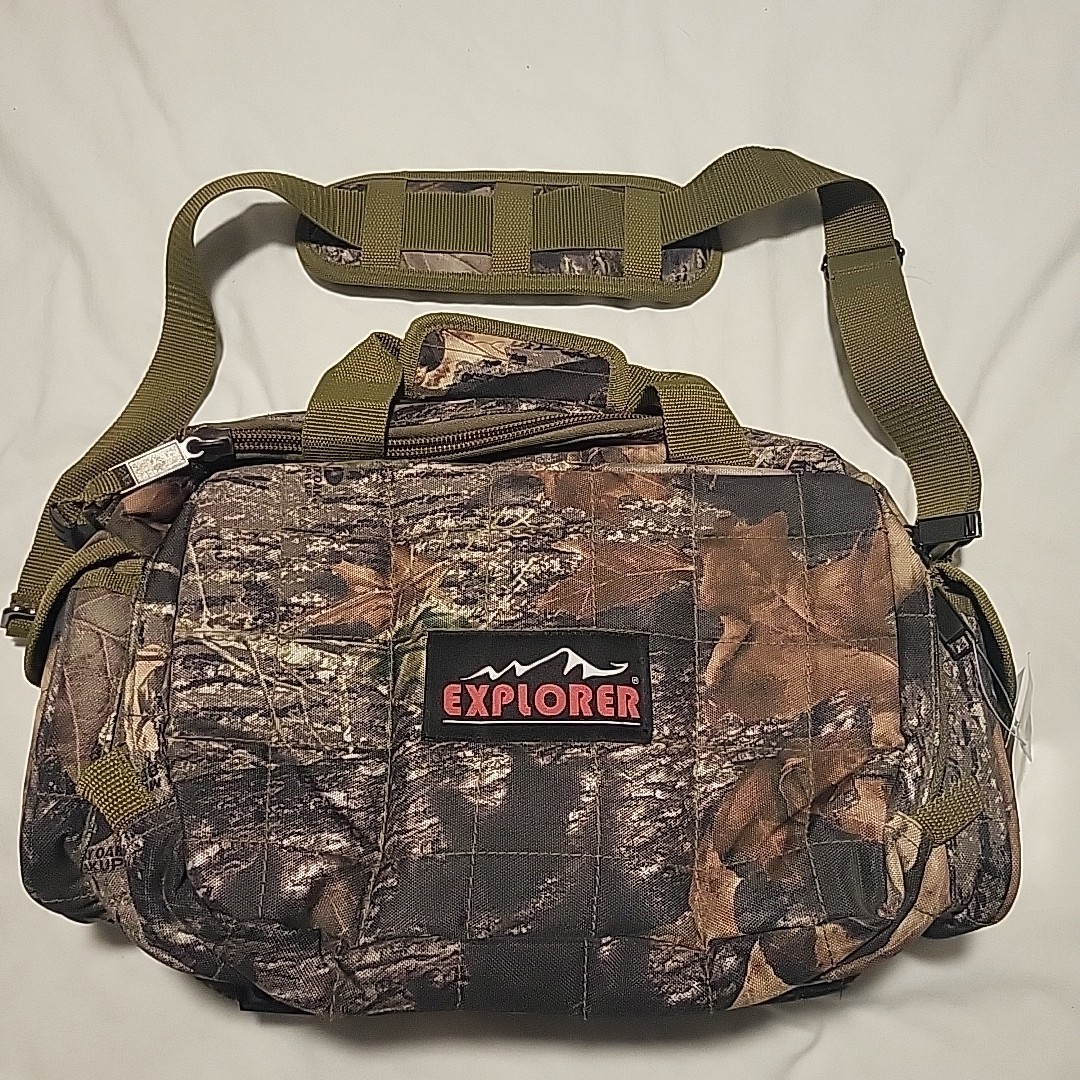 Explorer Tactical Shooting Range Go Bag Mossy Oak Padded Pockets