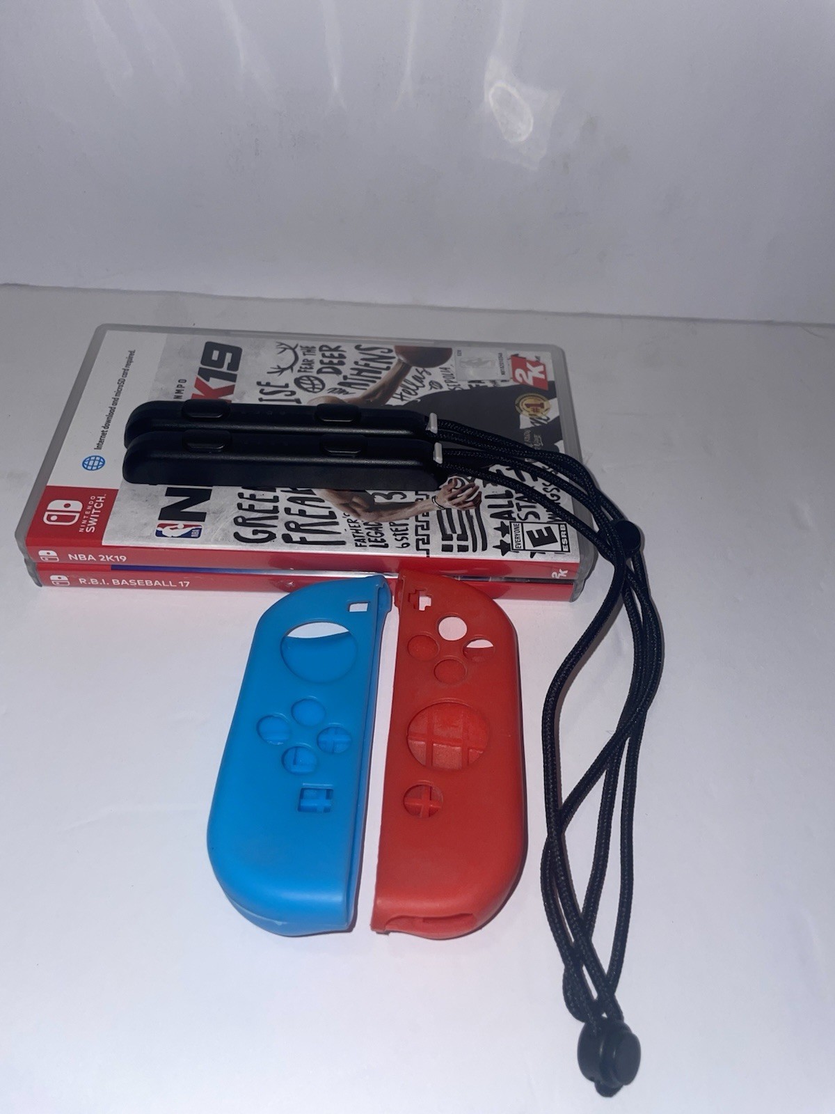 Nintendo Switch Console Bundle Joy-Con Controllers Case Games (Read Description)