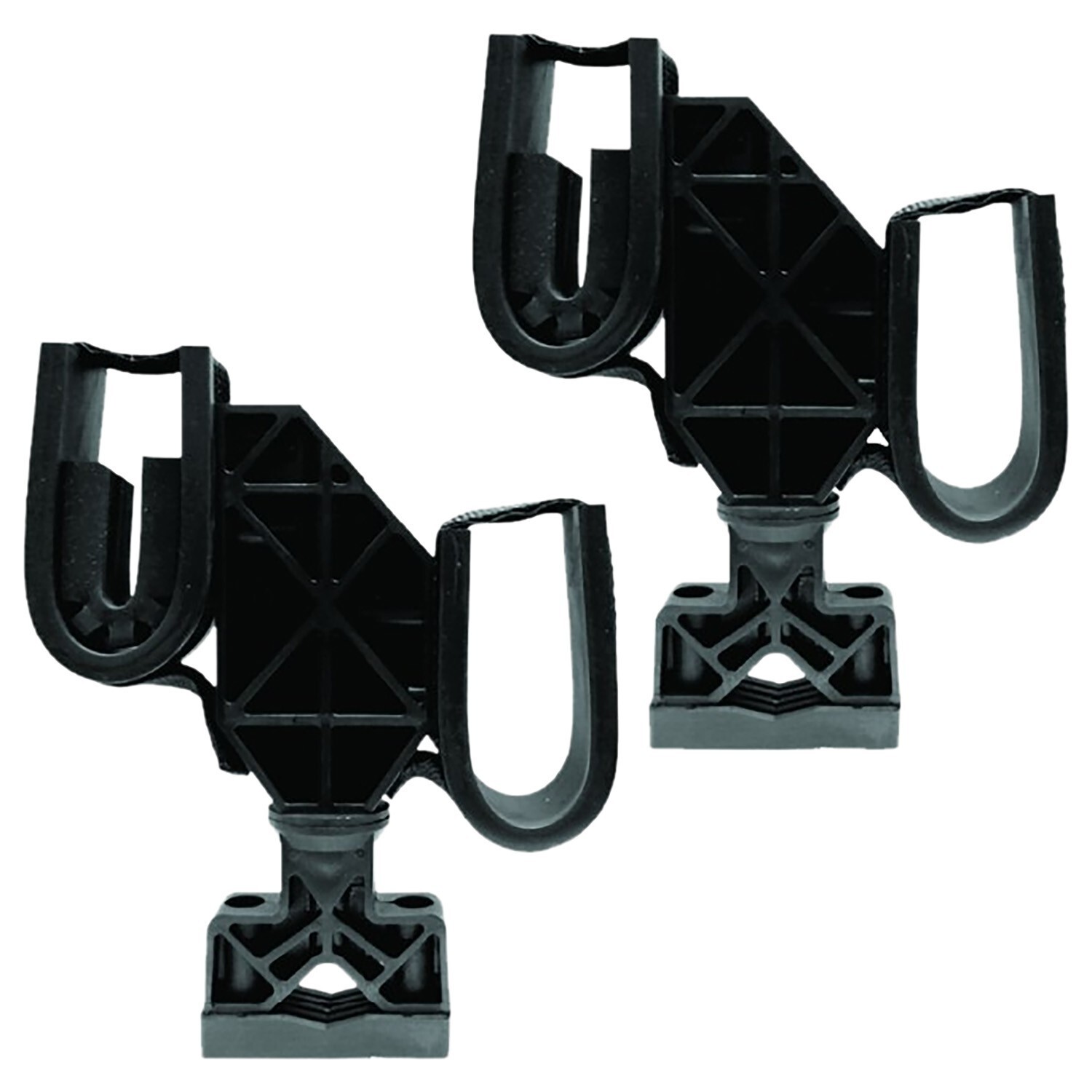 Rugged Gear ATV Rifle/Shotgun Mount, Holds 2 Firearms, Nylon, Black #10200