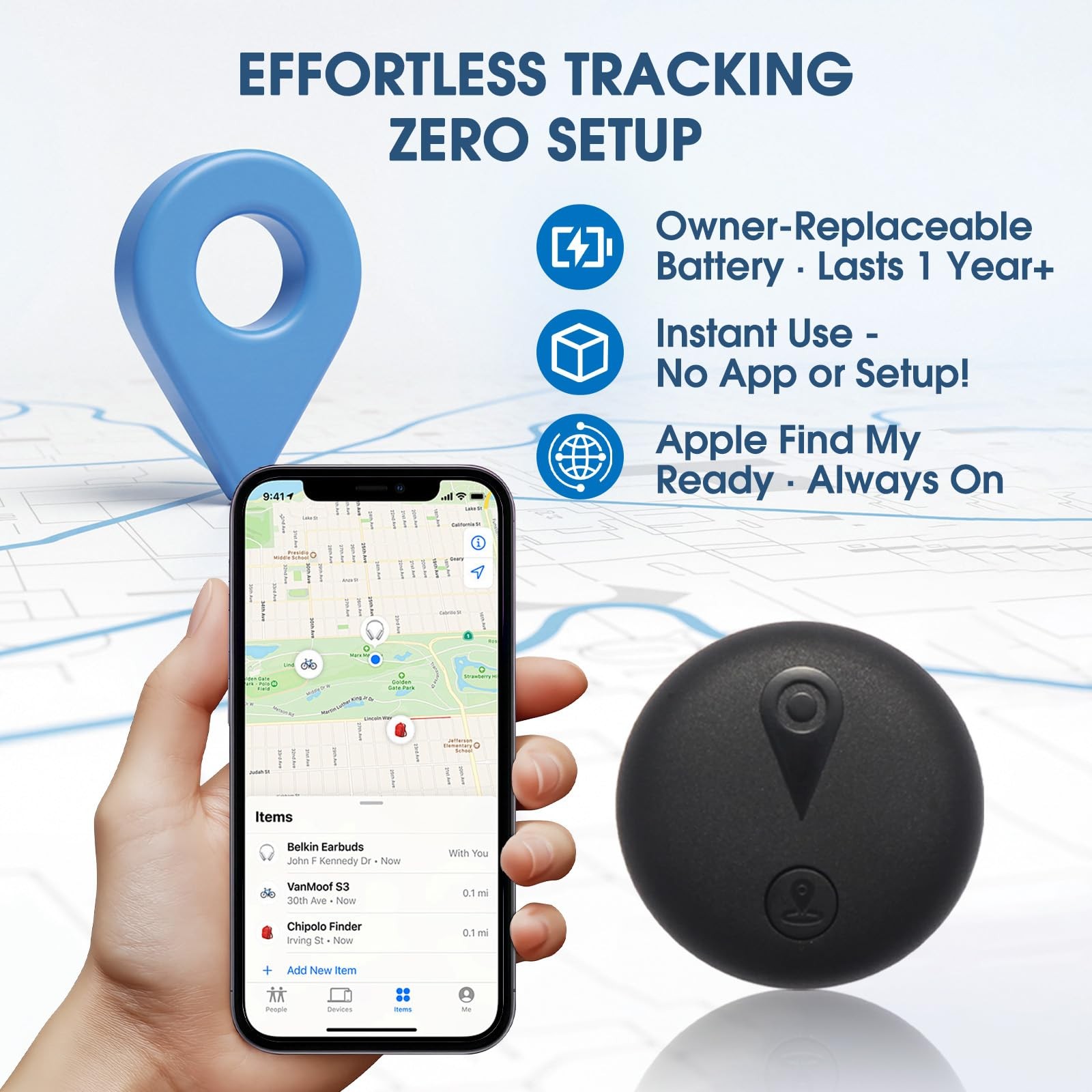 Tracking Devices for Cars Hidden, Undetectable GPS Tracker for Vehicles, Mini...