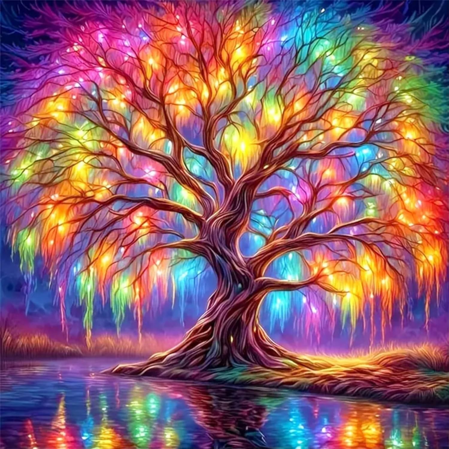 DIYCYCY Tree of Life Diamond 13.78X13.78 IN【Full Tools + Accessories】, tree