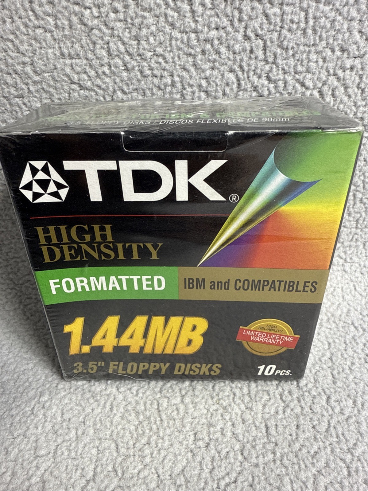 TDK Vintage High Density Formatted 1.44mb 3.5" Floppy Disk Set SEALED