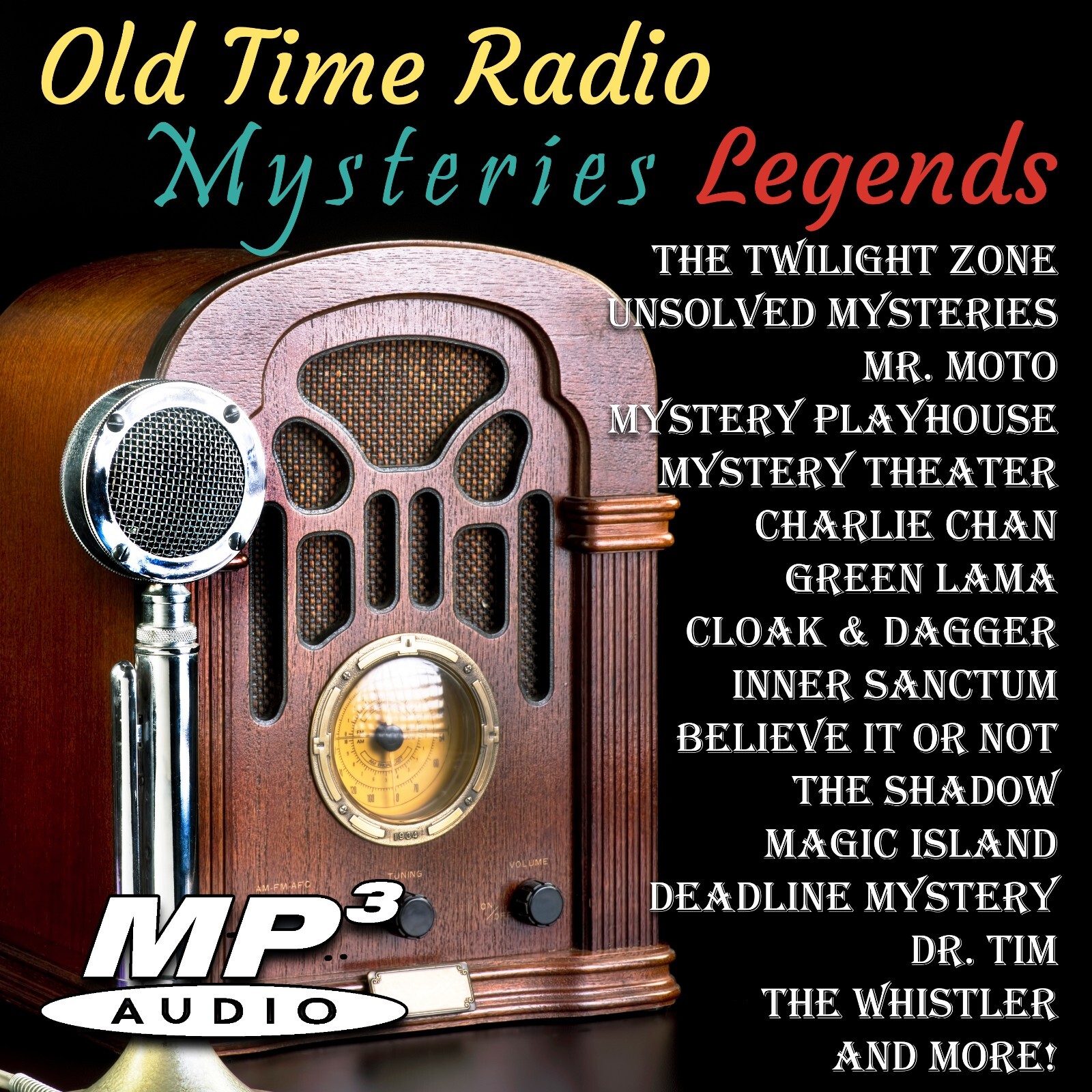 Old Time Radio Mysteries Legends on USB Flash Drive Over 4,000 shows!