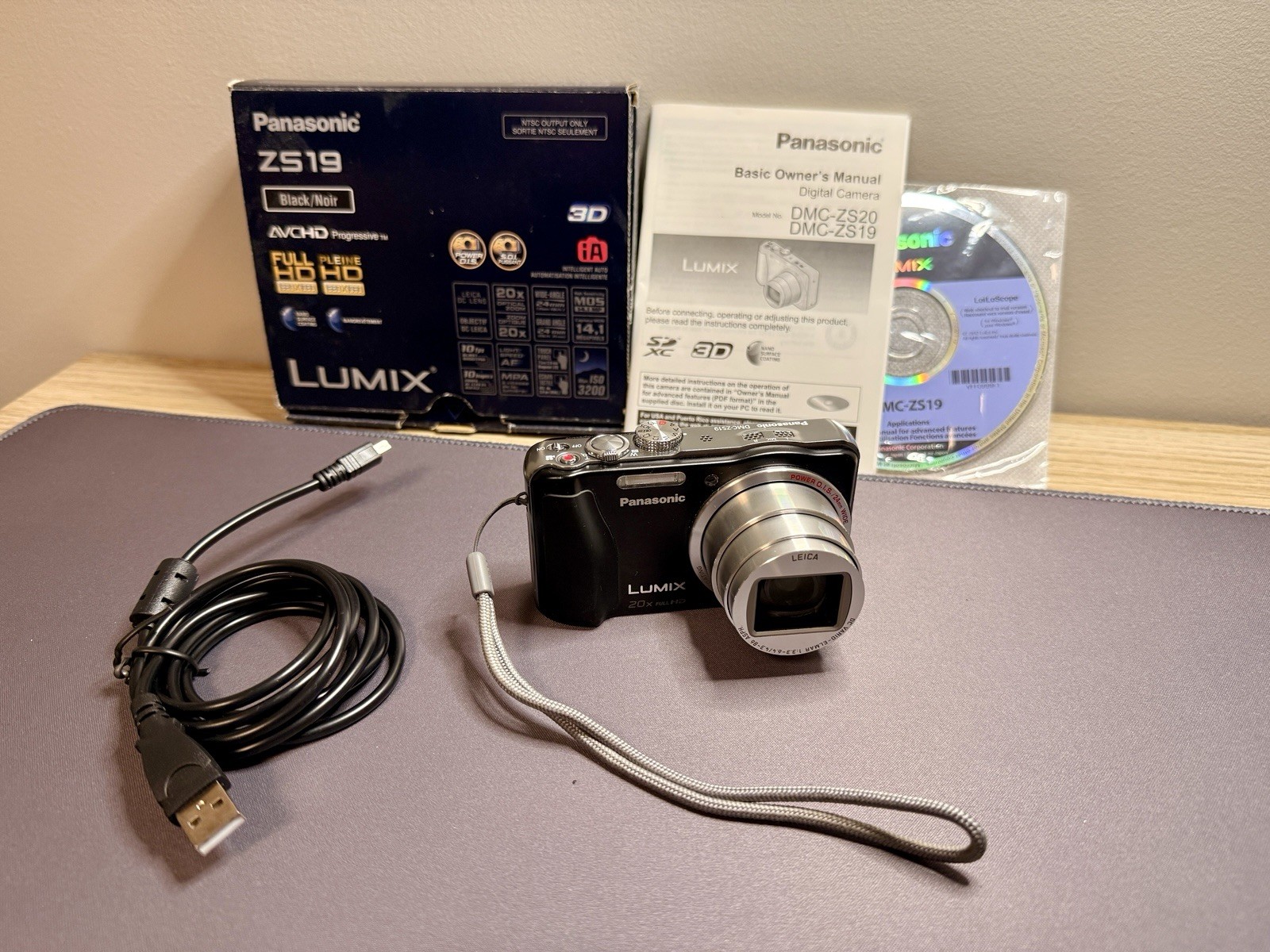 Panasonic LUMIX ZS19 Camera - WORKS