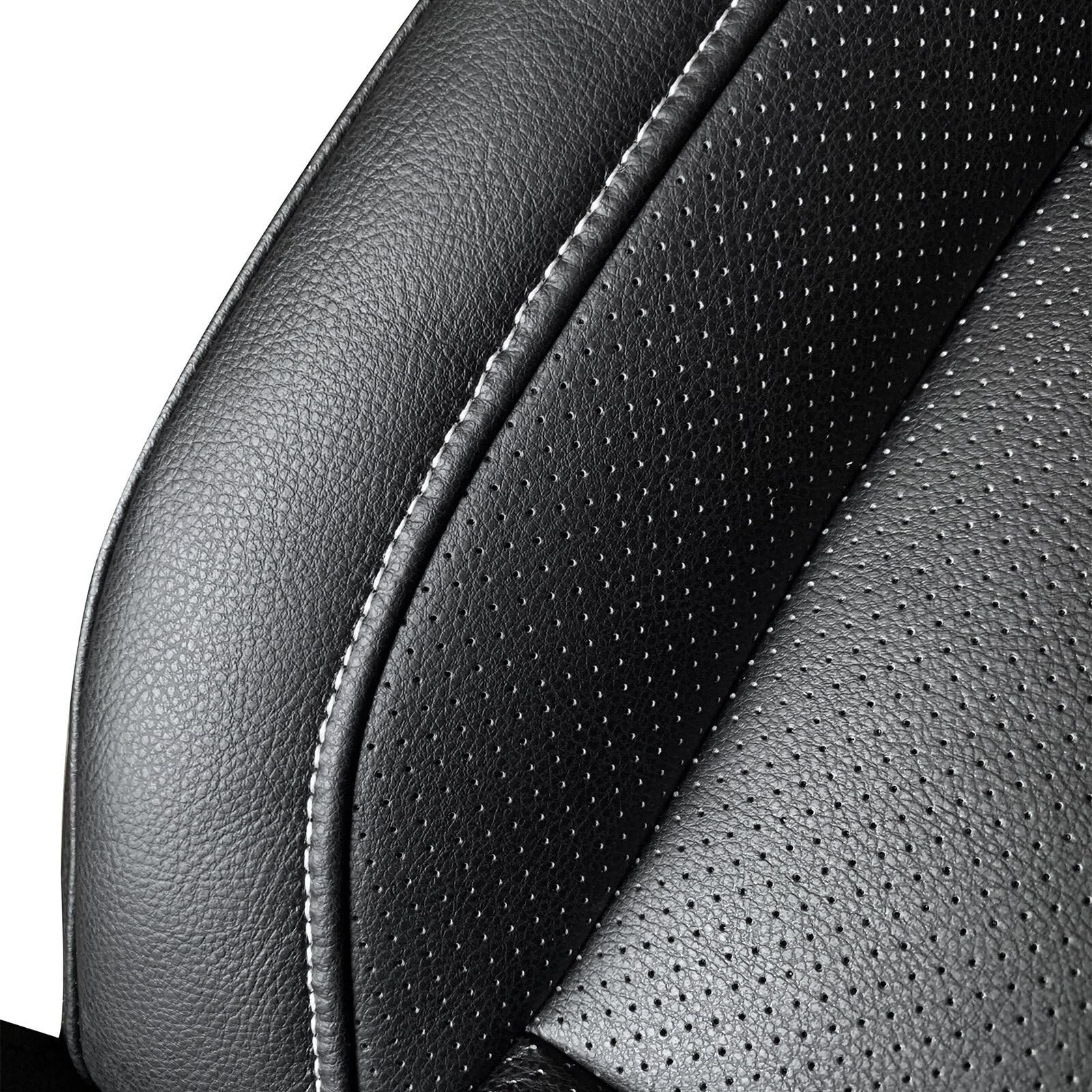 Driver Side Bottom Leather Seat Cover Compatible with Ch 1 PCS 2014-2019