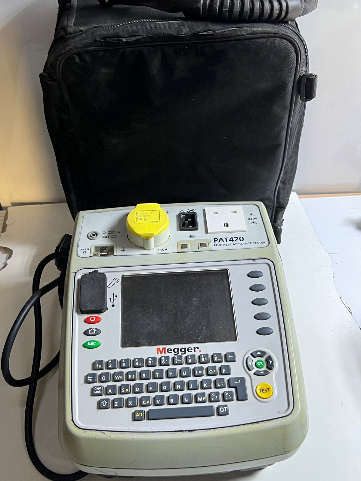 Megger PAT420 Portable Appliance Testere (For Parts)