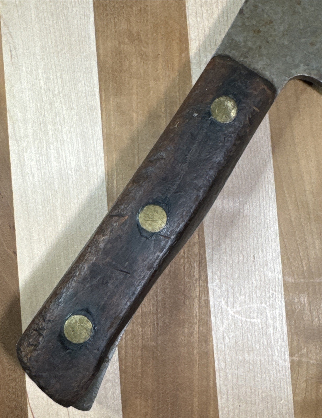 Foster Bros Vintage Solid Steel 2190 Meat Cleaver