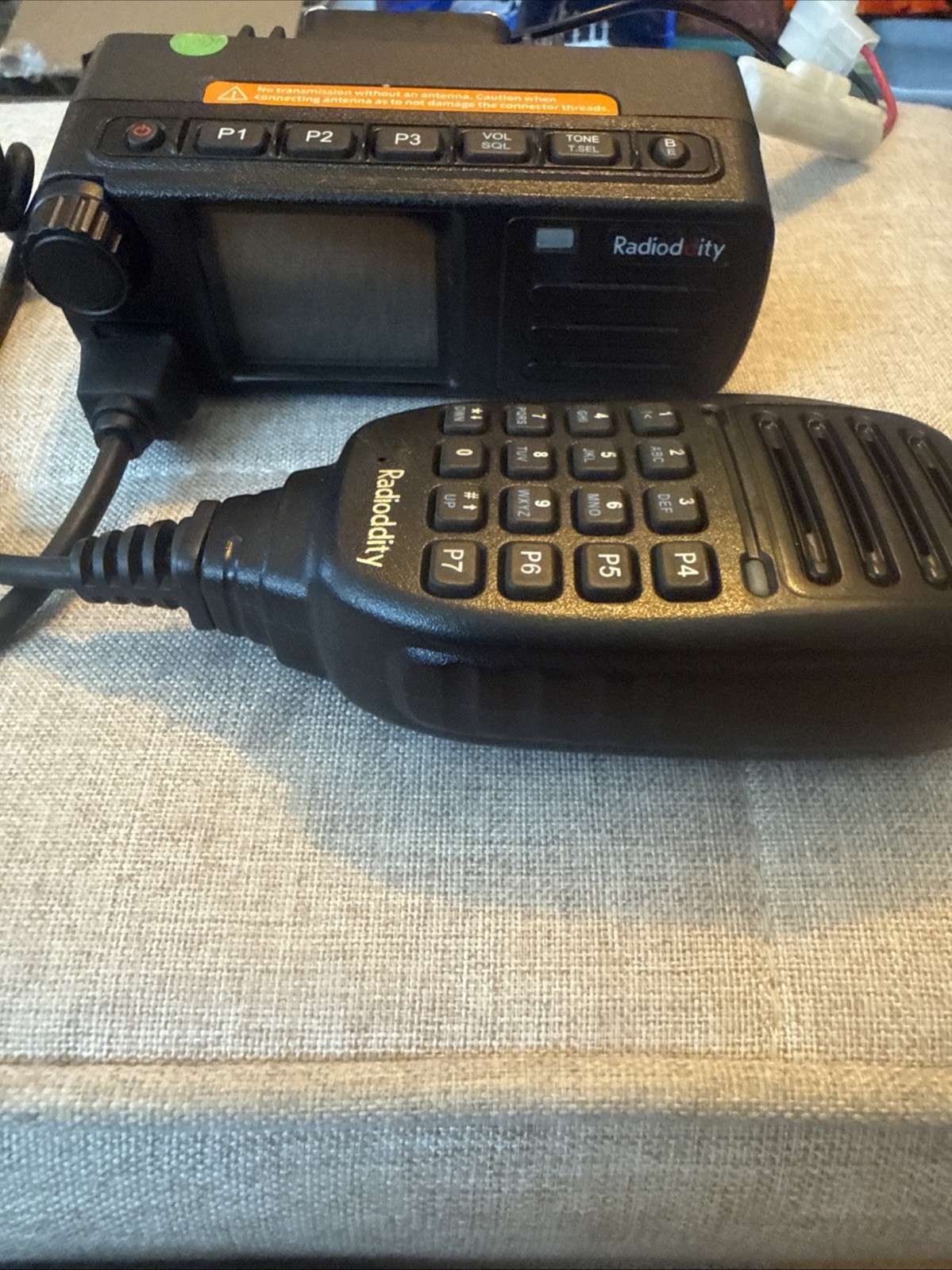 Radioddity DB25-D DMR Digital Mini Mobile Radio VHF UHF Unit & Mic Only