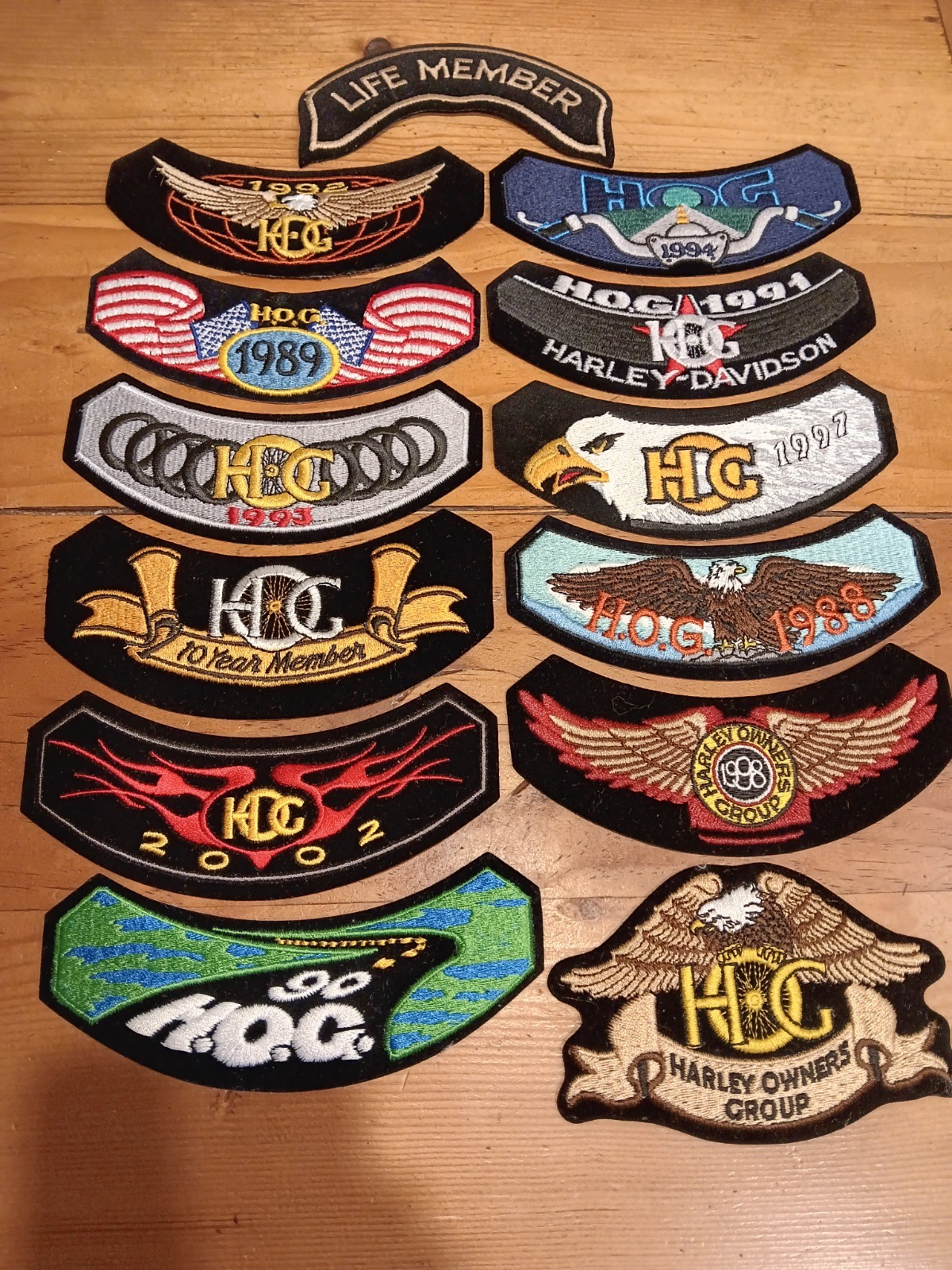 Harley Davidson Patches Lot