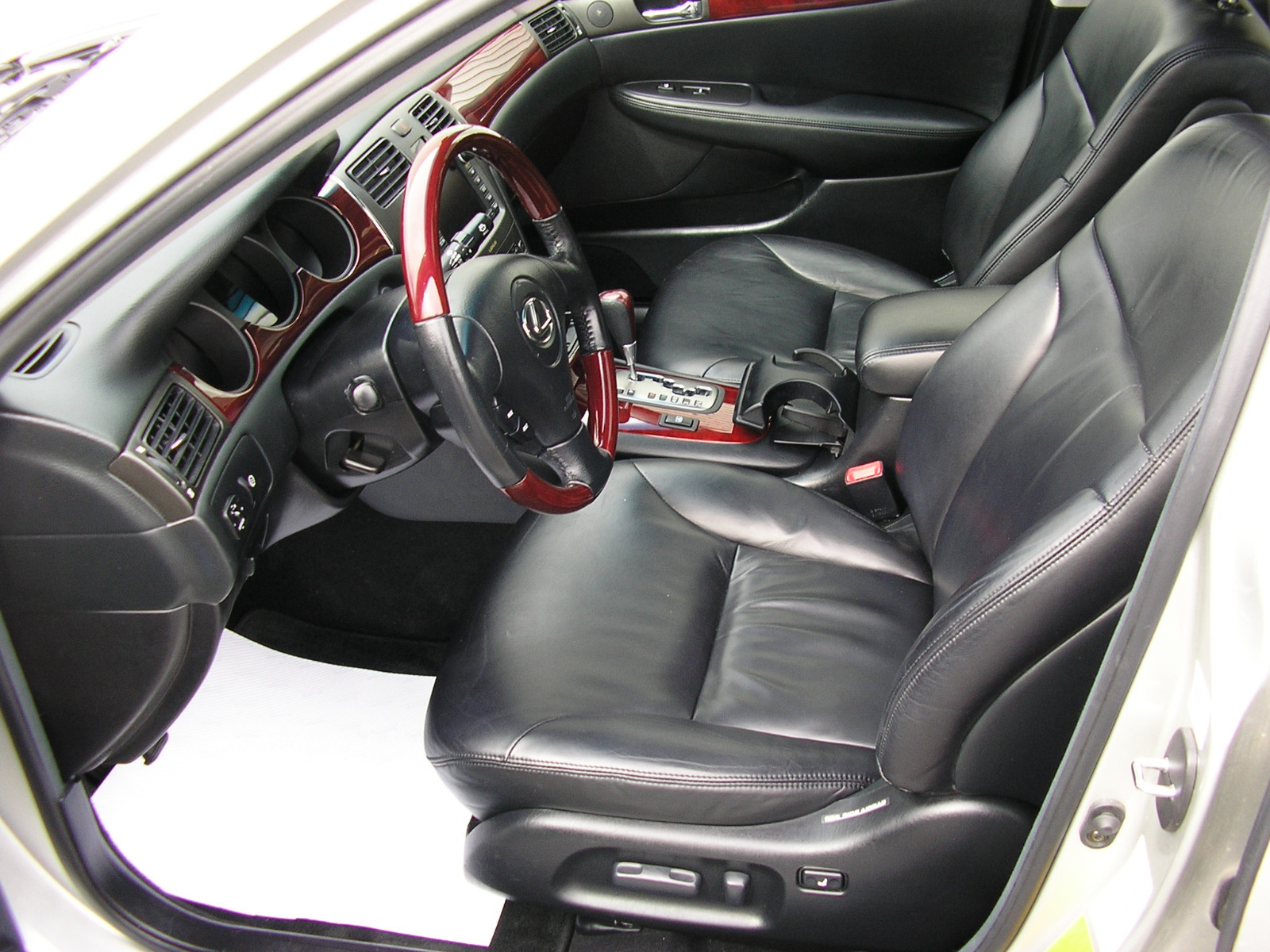 Leather and vinyl cleaner automobile seats