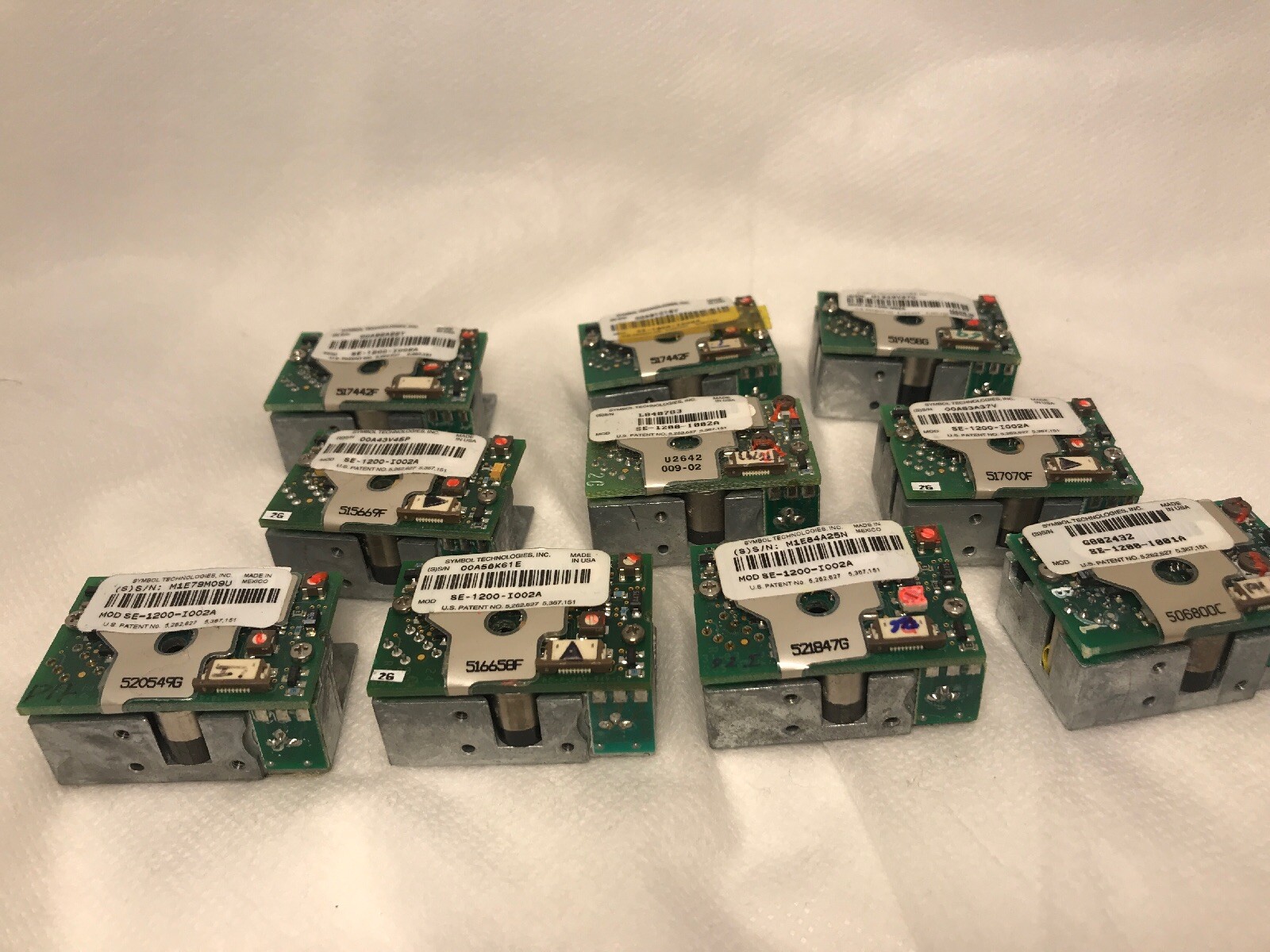 Lot of 10 Symbol Motorola SE-1200-I002A SE1200 Standard Range Scan Engine 10x