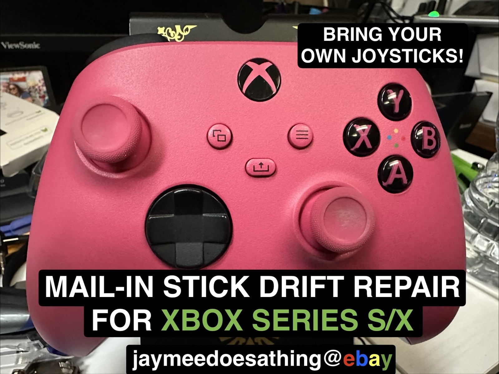 Xbox Series S/X Controller Stick Drift Repair Service: BRING YOUR OWN JOYSTICKS!