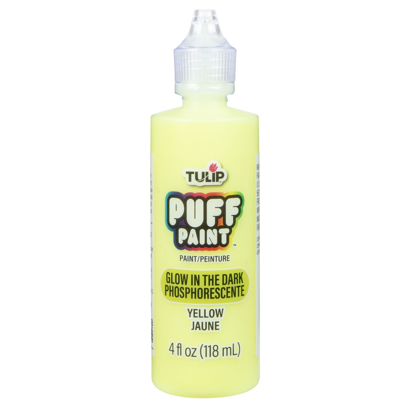 Tulip Dimensional Fabric Paint 4oz-Glow - Yellow