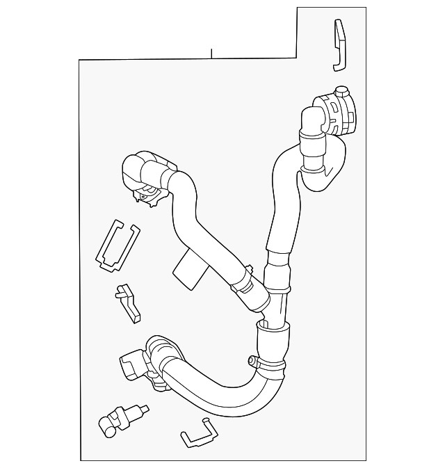 Genuine GM Inlet Hose 86803278