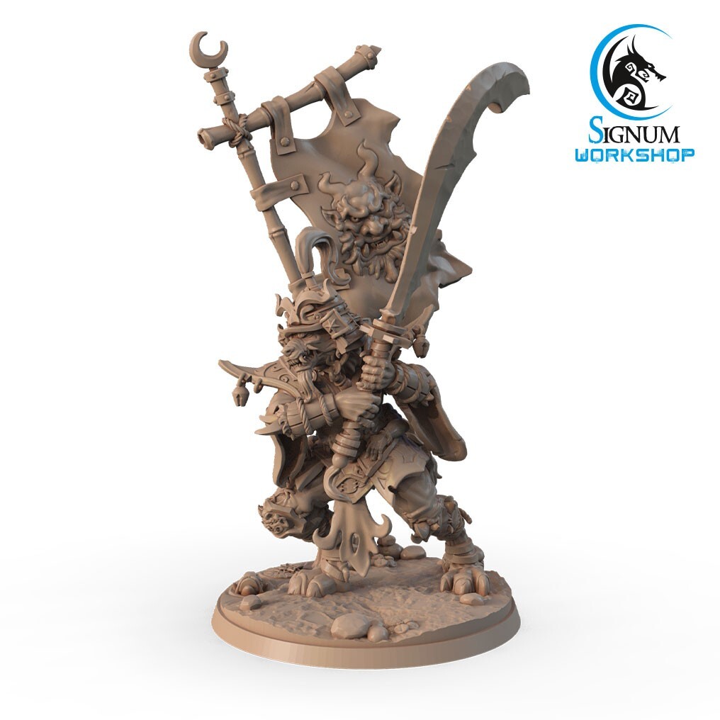 Tadakatsu - Lycan Wolf Samurai - Signum Games - Fantasy Dungeons and Dragons
