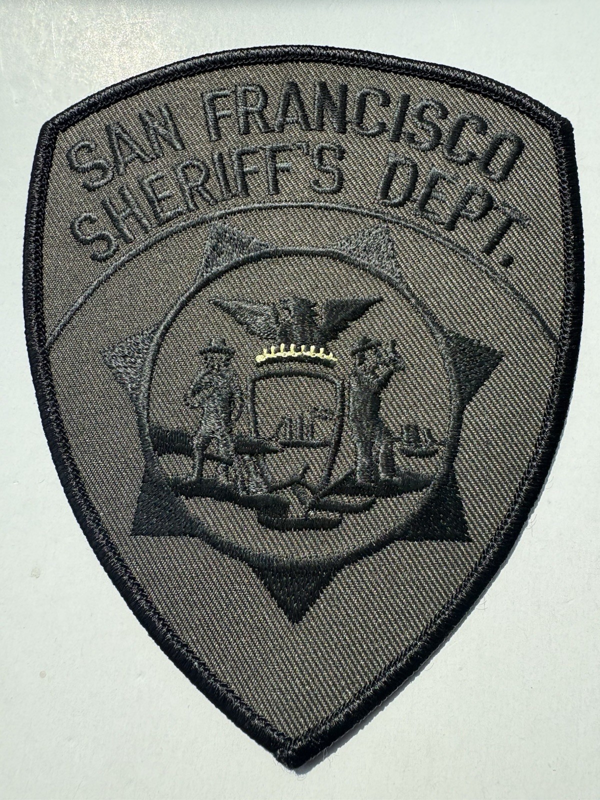 San Francisco California Sheriff Patch ~ OD Green