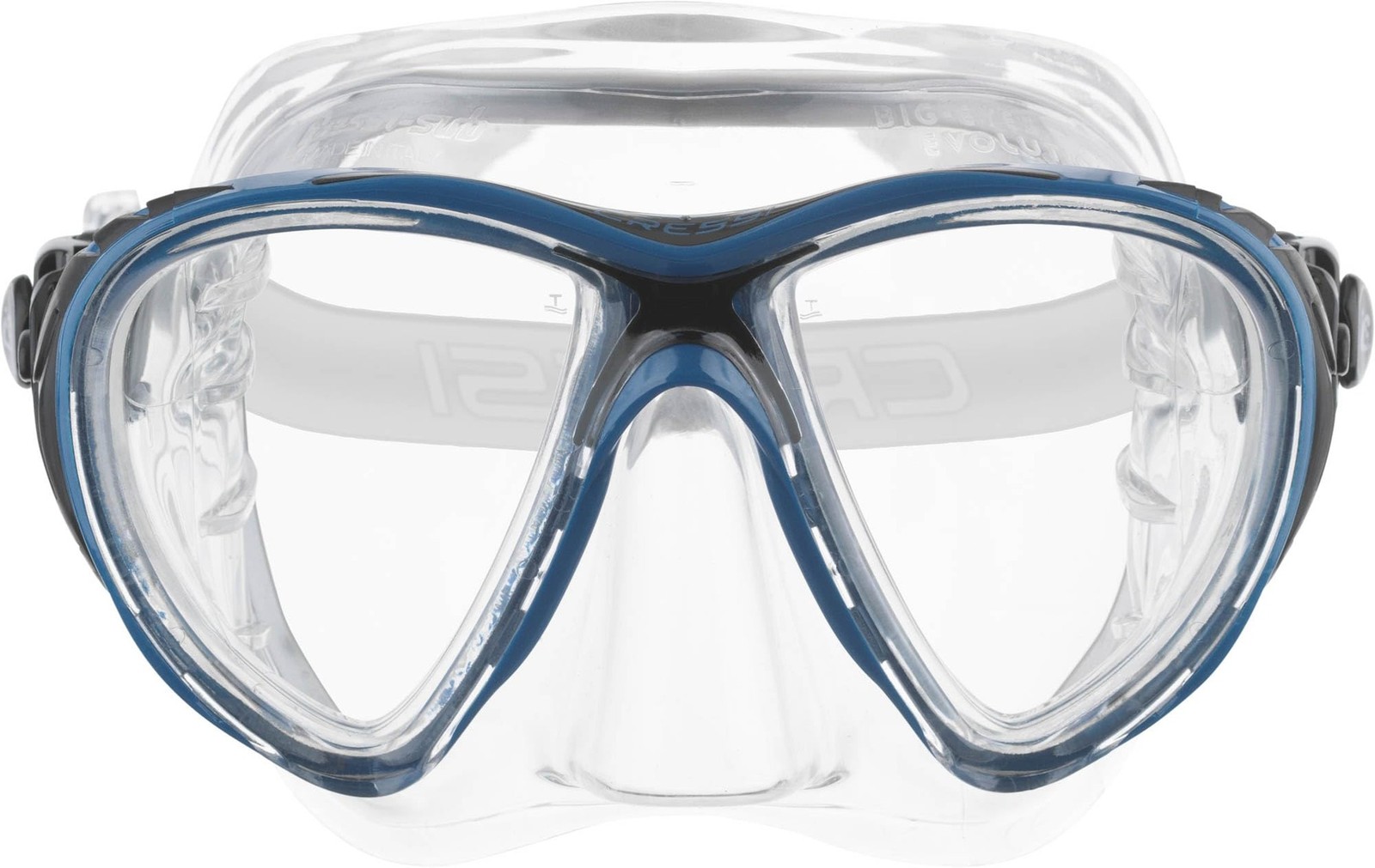 Cressi Adult High-End Scuba Diving Mask, Made in the Revolutionary Crystal Si...