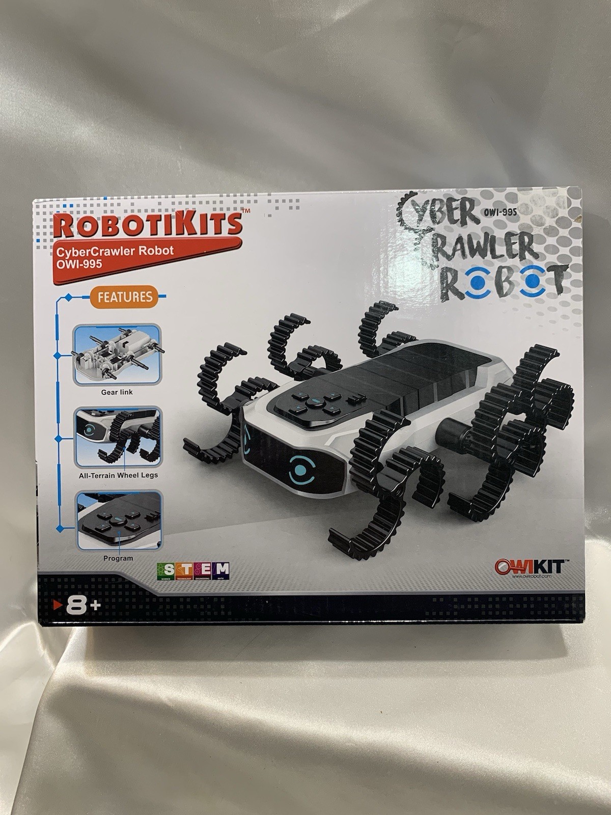 Robotikits OWI-995 Cyber Crawler Robot Kit STEM Learning Building