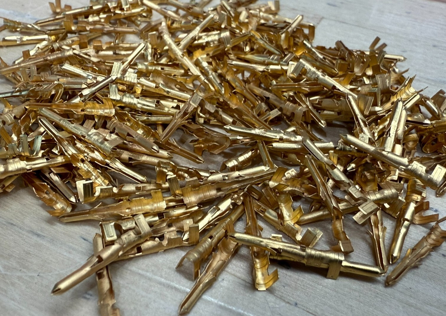 100-PCS Molex Contact Crimp Pin Gold 18-24 AWG 02-06-6103