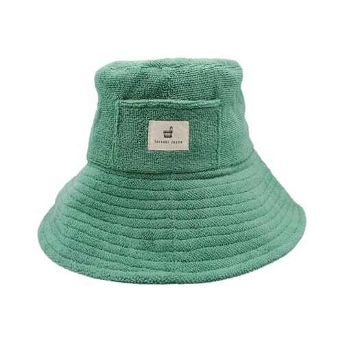 Totonoi Japan Sauna Hat Washable Towel Men's Women's Green 58-60cm