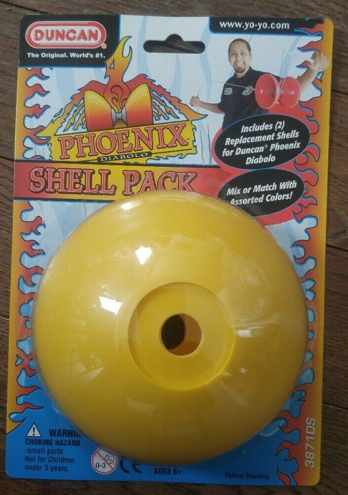 Phoenix Diabolo Shell Pack. Duncan Toys. Yellow. Brand New REPLACEMENT NEW