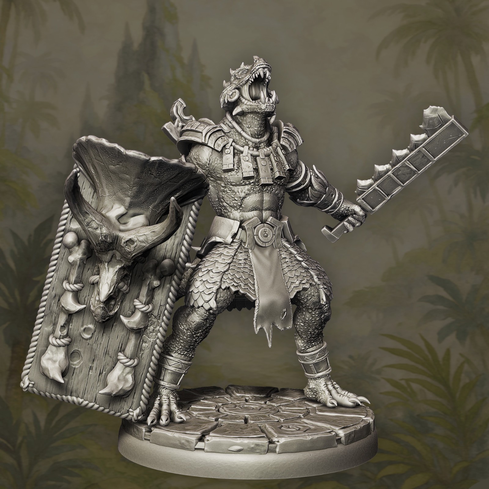 Lizardman Saurian Guardians 28mm fantasy