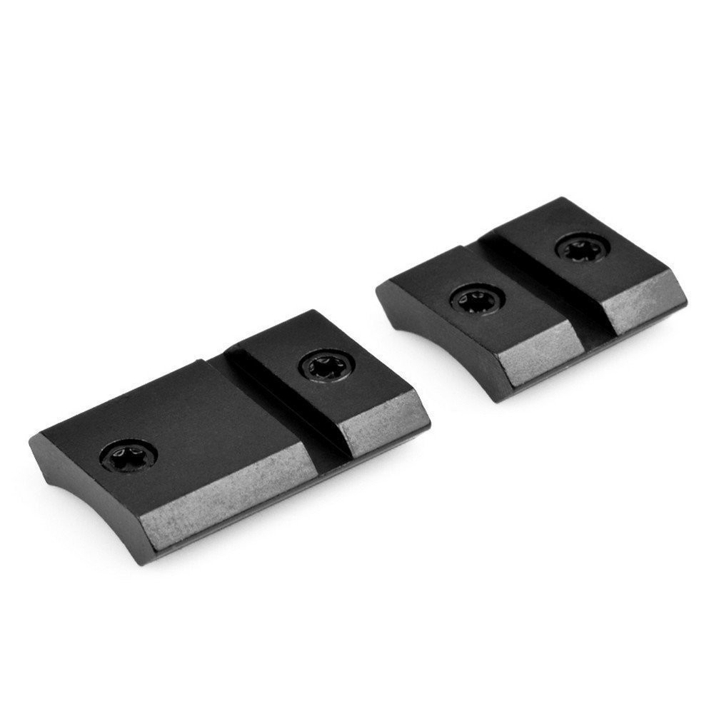 Warne Maxima Base Set For Weatherby Mark V Standard Matte Steel - M888875M