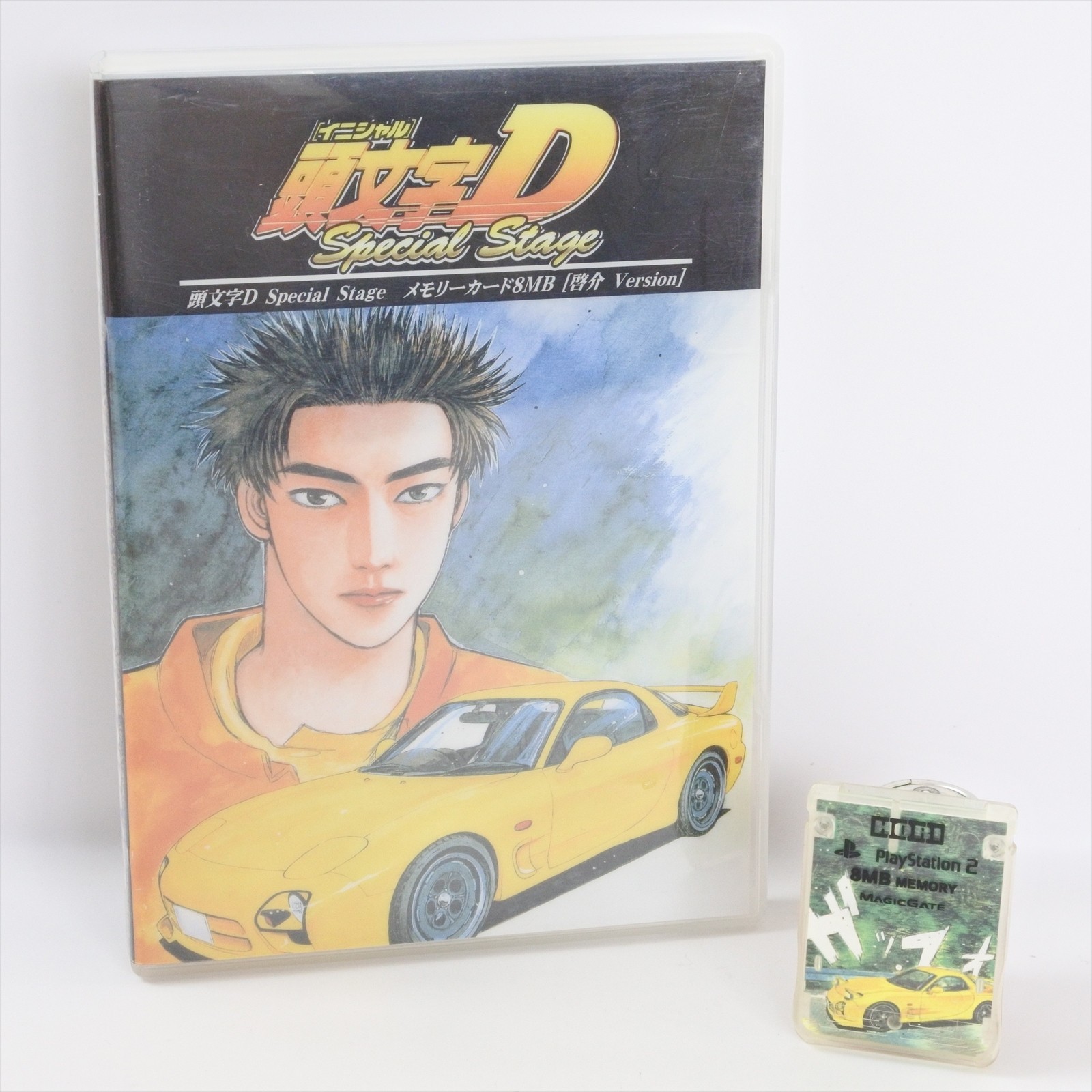 HORI PS2 Playstation 2 Memory Card INITIAL D Keisuke 8MB with Case 9300
