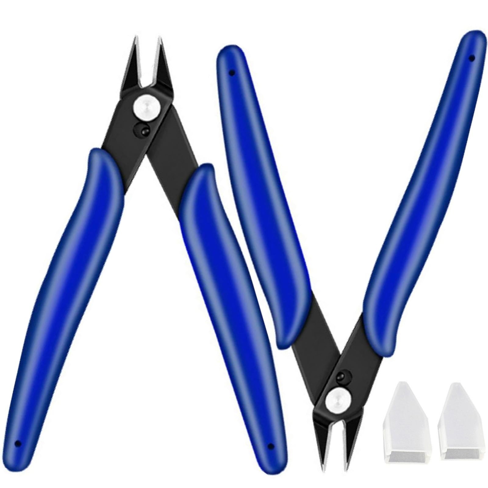2 PCS Flush Cutters Micro Wire Cutters for Jewelry Electronics Crafts Models New